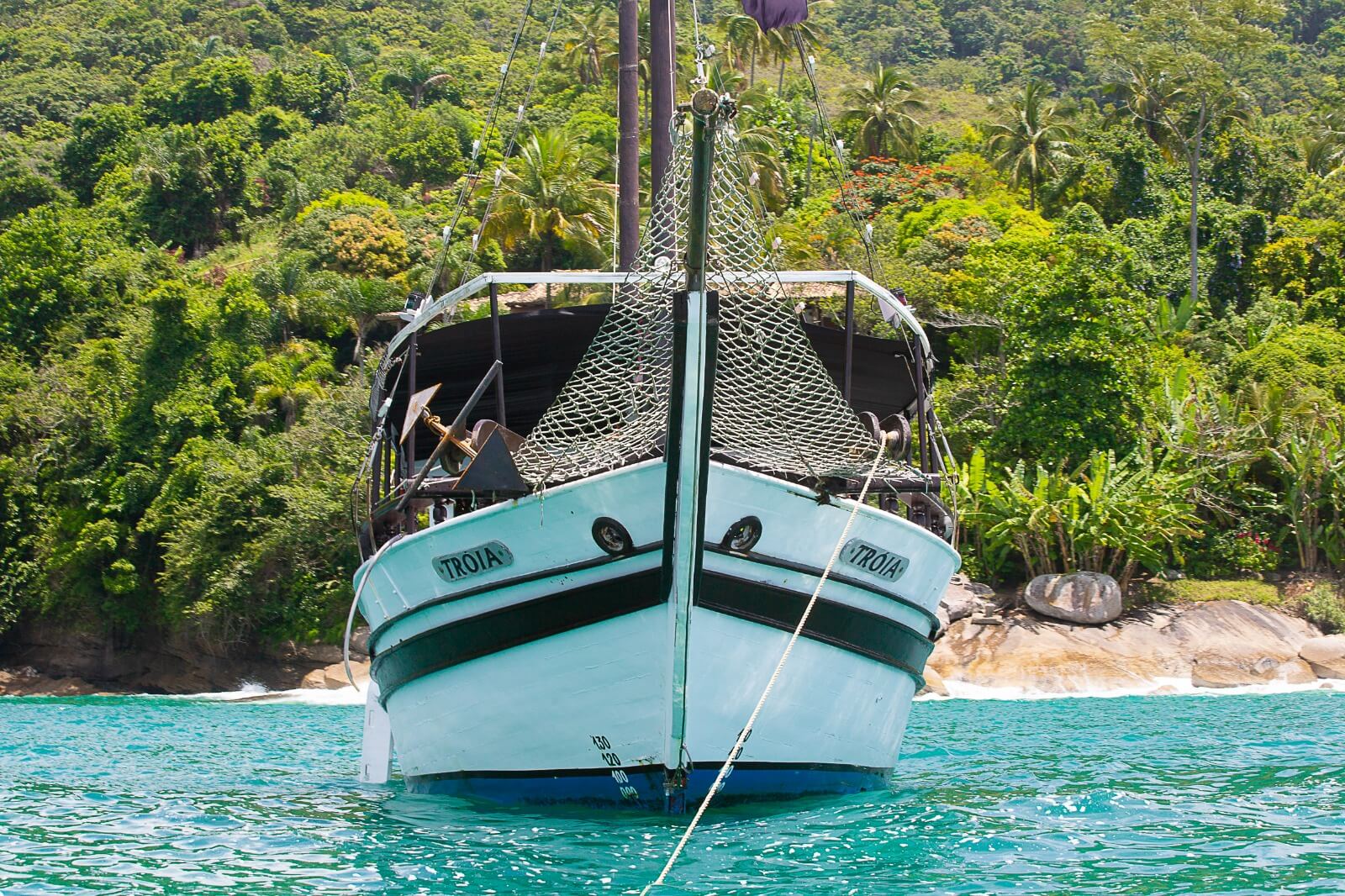 Vista da embarcação
